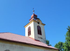 Čištění, nátěr věže a střechy kostela  Jičín