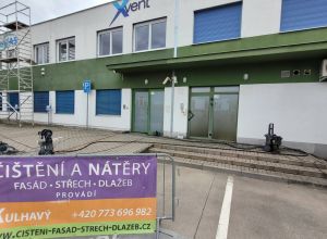 Tlakové mytí, zahubení mikroorganismů, preventivní nátěr fasády Multi Fas Pardubice 