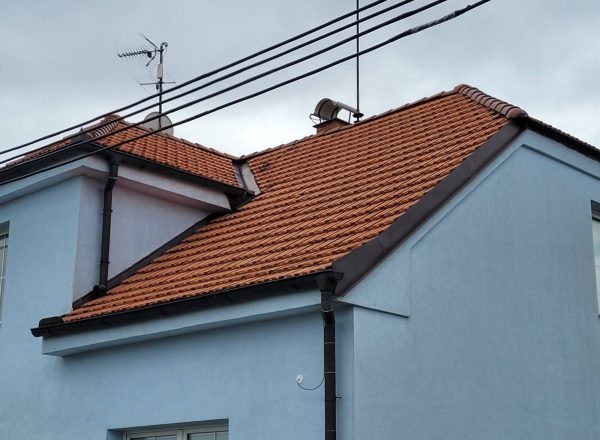 Čištění a nátěr střechy, fasády
