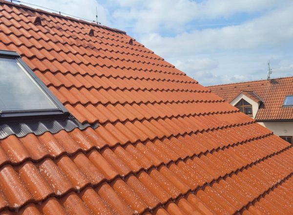 Čištění střechy a hydrofobní ochrana Němčice
