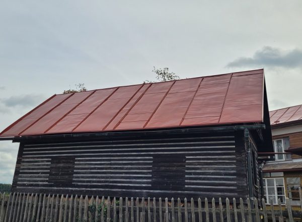 Nátěr plechové střechy Jankovice Chrudim