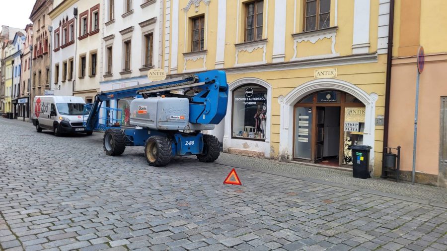 Oprava střechy Pardubice Perštýnské náměstí