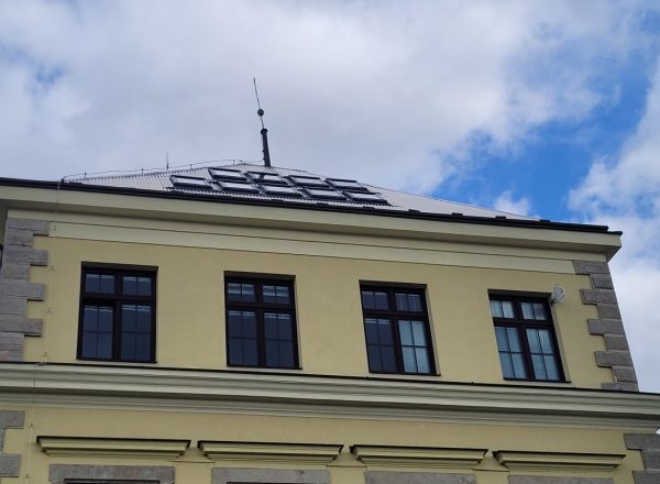 Výškové práce škola Slatiňany