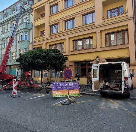 Vysokotlaké čištění, zahubení mikroorganismů, hydrofobní ochrana Hotel Staré časy Pardubice